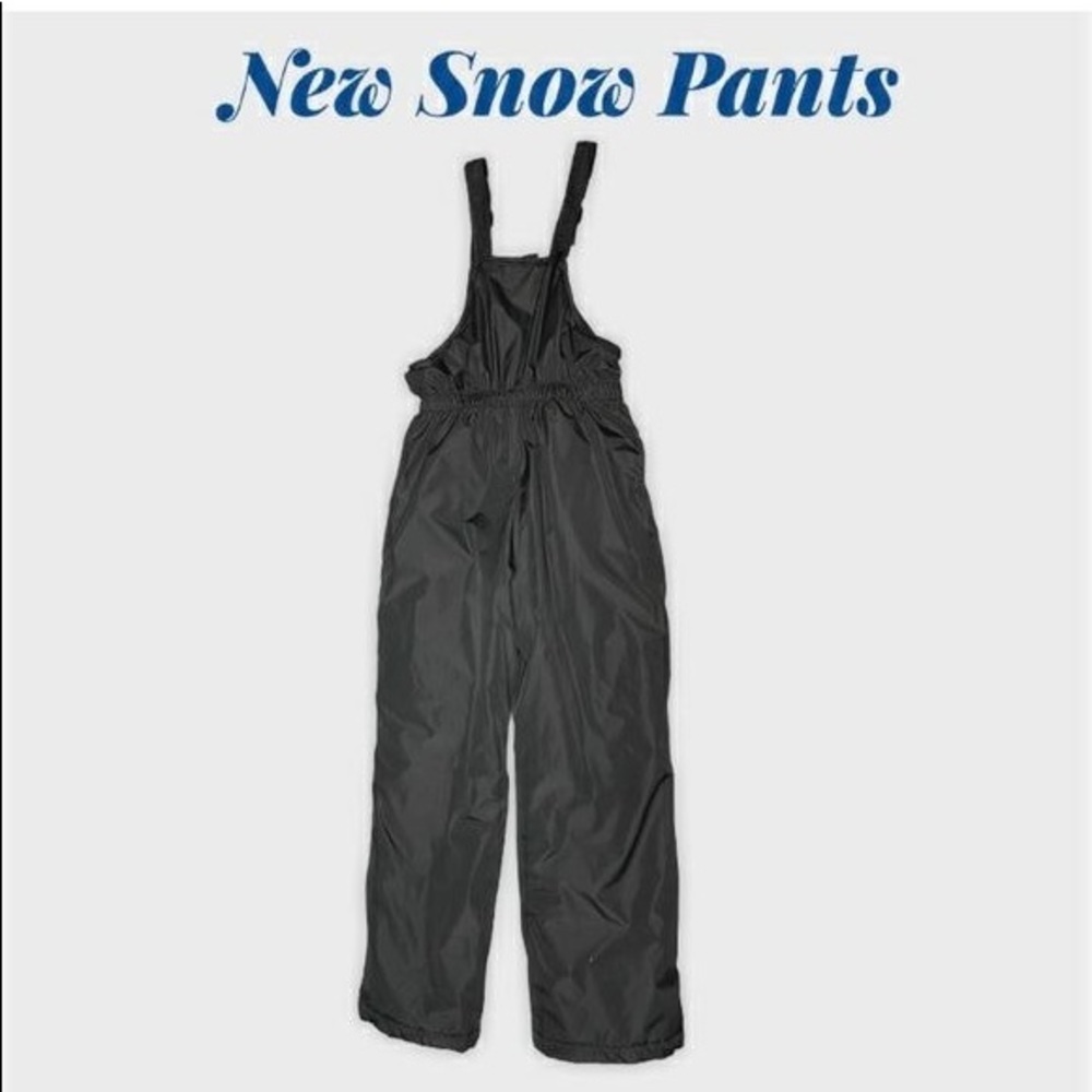 Black Snow Pants, Large 14-16